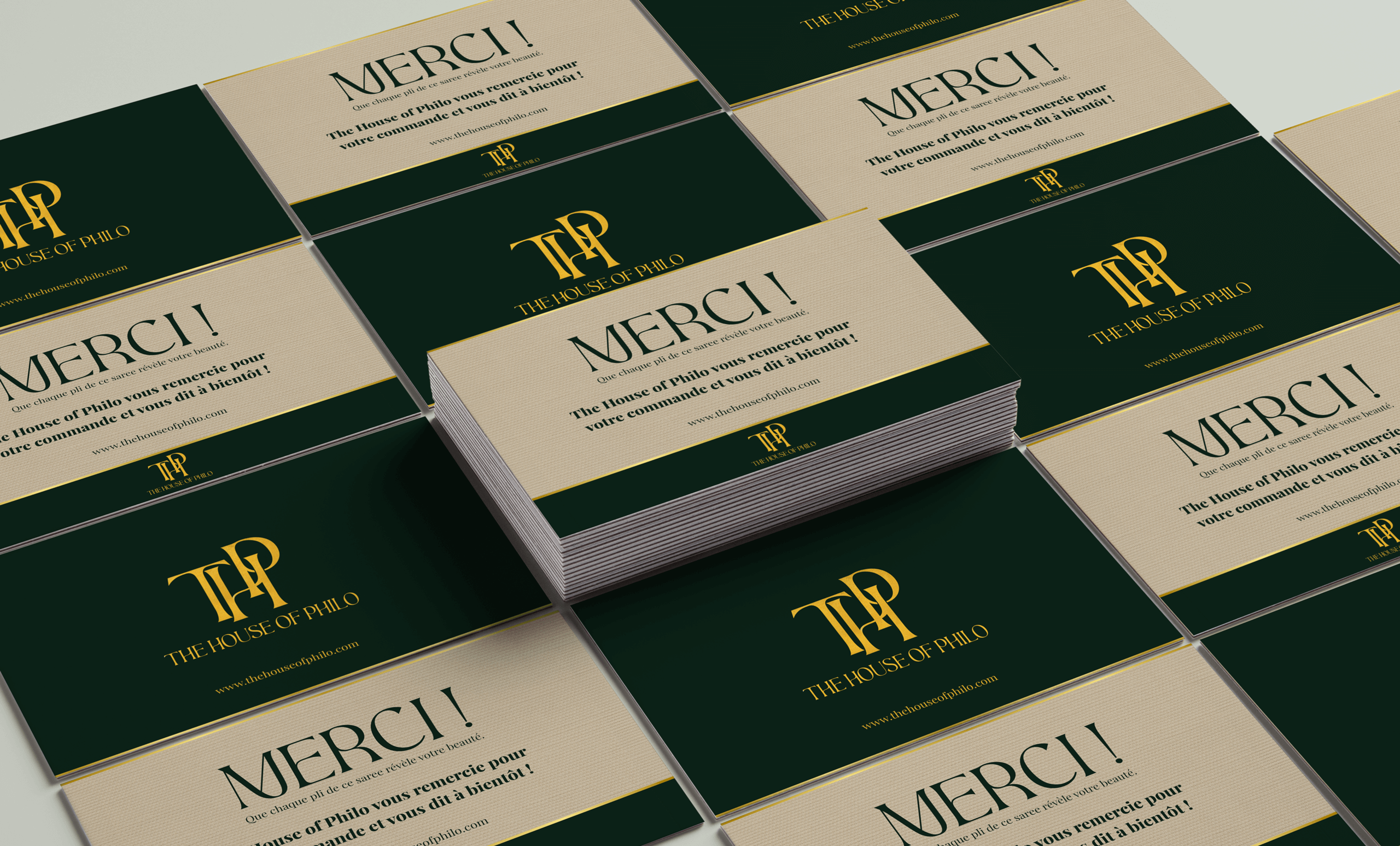 Design carte de remerciement